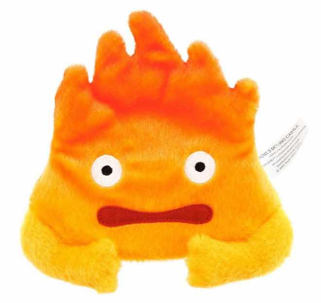 STUDIO GHIBLI MONEDERO DE PELUCHE CALCIFER