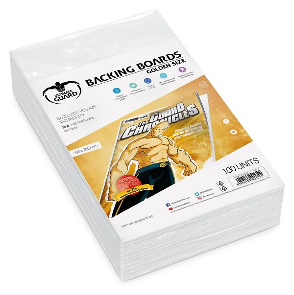 CARTON BLANCO PARA COMIC-BOOK TAMAÑO GOLDEN