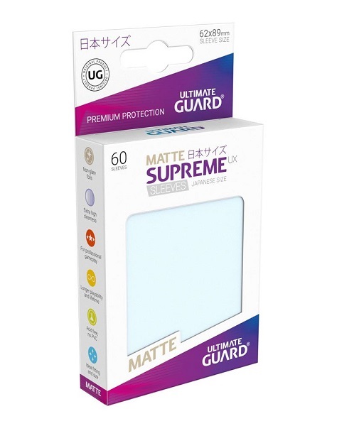 FUNDAS PARA CARTAS TAMAÑO JAPONÉS MATTE SUPREME UX (60) 62 x 89
