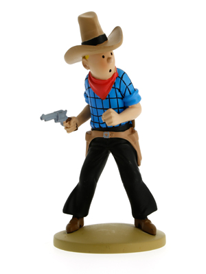 TINTIN RESINA COWBOY - Escala 12 cm