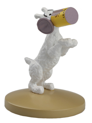 TINTIN RESINA MILU CON LATA - Escala 12 cm
