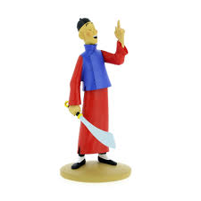 TINTIN RESINA DIDI EST FOU - Escala 12 cm
