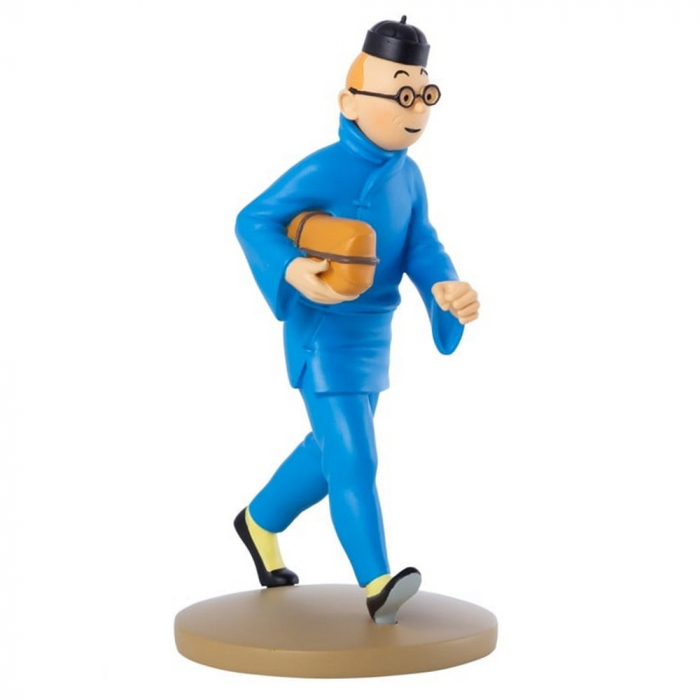 TINTIN RESINA TINTIN LOTO CON UN PAQUETE- Escala 12 cm