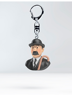 TINTIN BUSTO DUPONT LLAVERO 4 CM