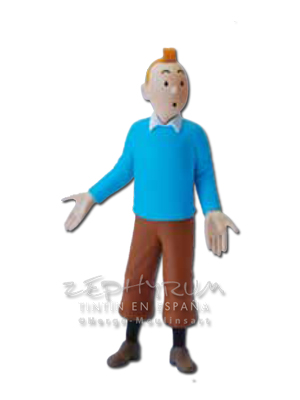 TINTIN LLAVERO MANOS ABIERTAS 5.5 CM