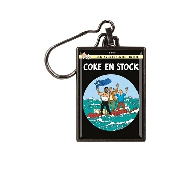 TINTIN LLAVERO ALBUM TINTIN STOCK DE COKE