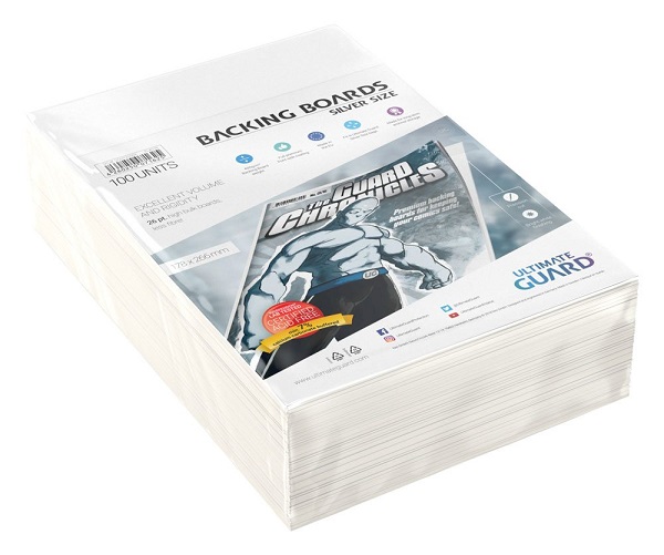 CARTON BLANCO PARA COMIC-BOOK TAMAÑO SILVER