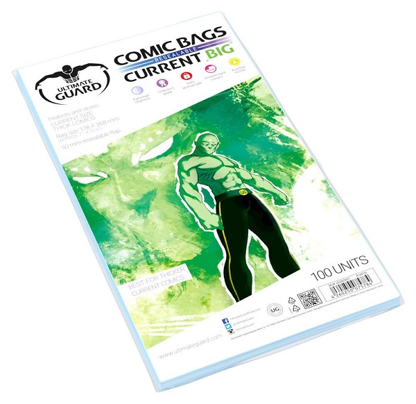 FUNDAS CON AUTOCIERRE PARA COMIC TAMAÑO CURRENT BIG