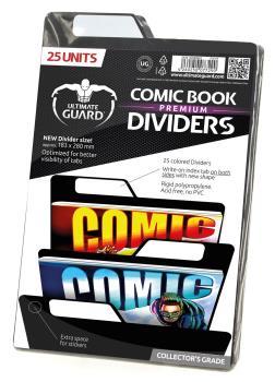 COMIC BOOK PREMIUM DIVIDERS NEGRO