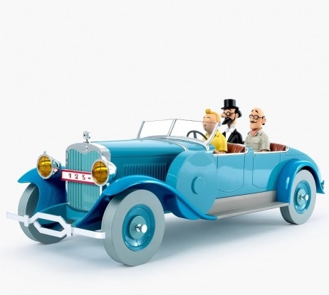 TINTIN COCHE LE TORPEDO DU DR. FINNEY (1/12)