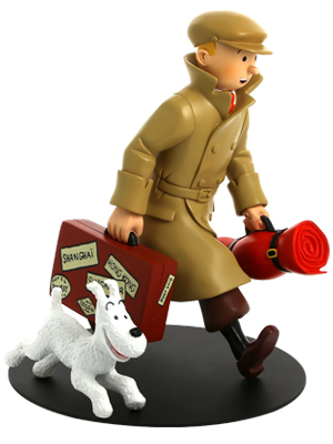 TINTIN RESINA ILS ARRIVENT - MALETA ROJA