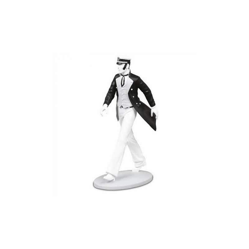 CORTO MALTESE FIG. RESINA 20CM - BLANCO Y NEGRO