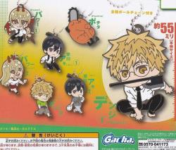 CHAINSAW MAN RUBBER KEYCHAIN SET COMPLETO