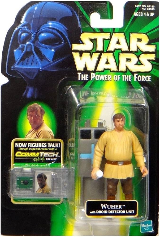 STAR WARS THE POWER OF THE FORCE WUHER WITH DROID DETECTOR UNIT (JAPAN IMPORT)