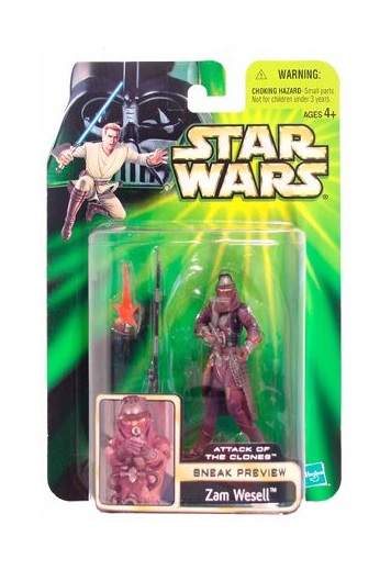 STAR WARS EPISODE II SNEAK PREVIEW ZAM WESELL