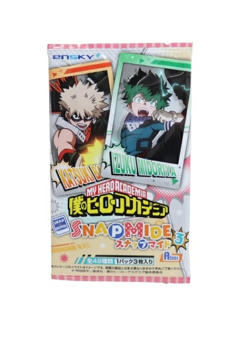 MY HERO ACADEMIA SNAPMIDE CARDS VOL.3 A SOBRE