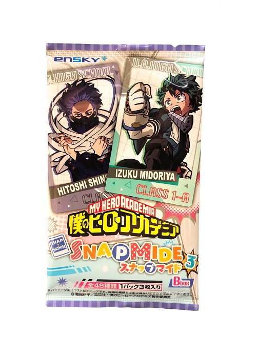 MY HERO ACADEMIA SNAPMIDE CARDS VOL.3 B SOBRE
