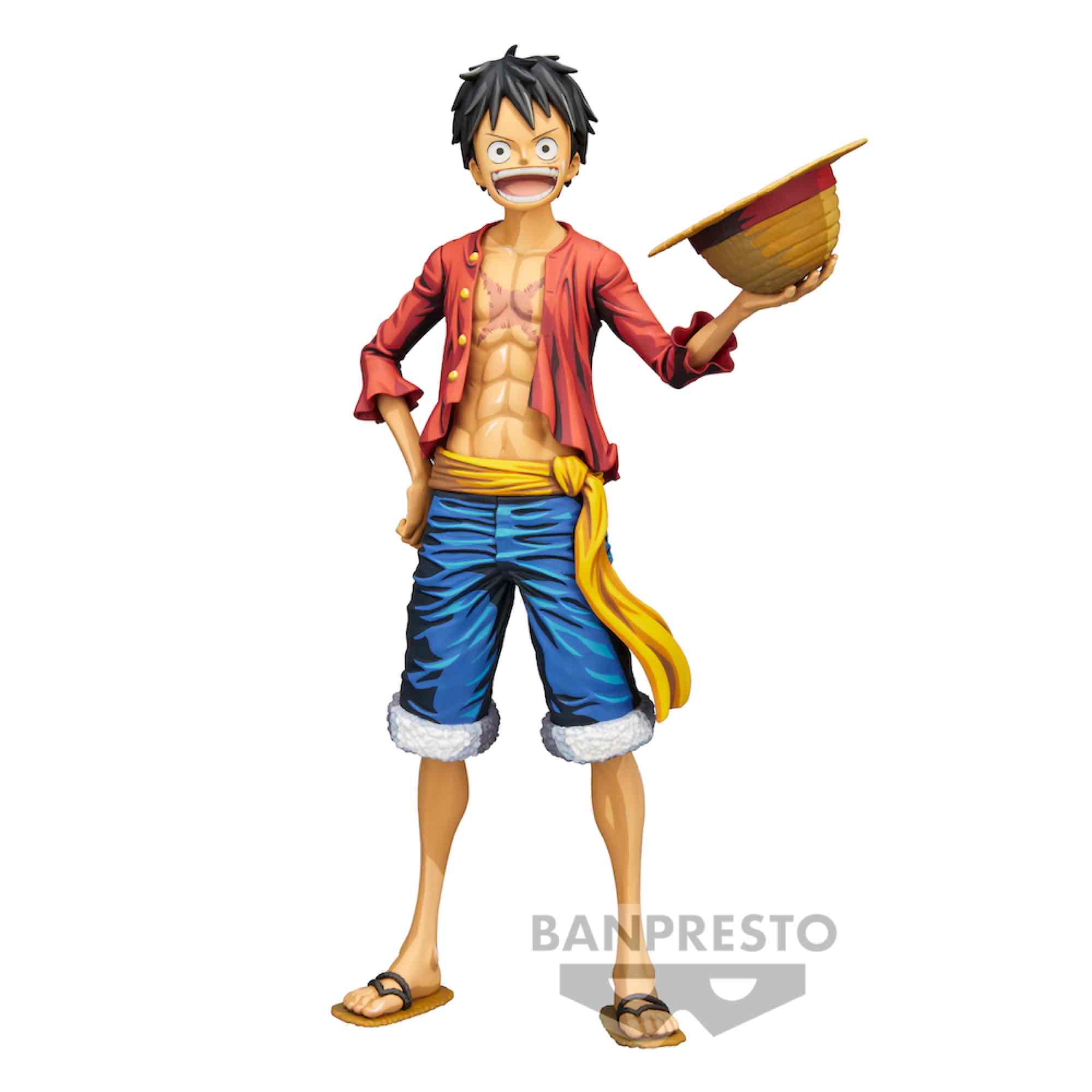 ONE PIECE LUFFY GRANDISTA NERO MANGA DIMENSION