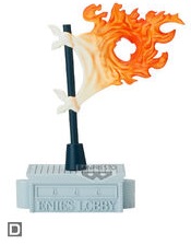 ONE PIECE WCF ENIES LOBBY 02 "D" BANDERA