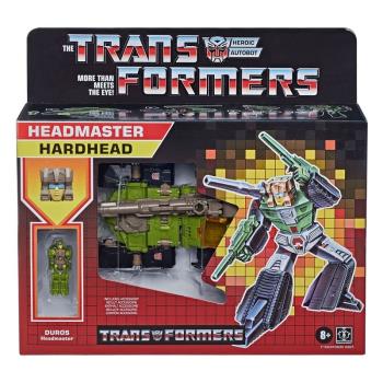 TRANSFORMERS GENERATIONS DELUXE RETRO HEADMASTERS HARDHEAD / DUROS