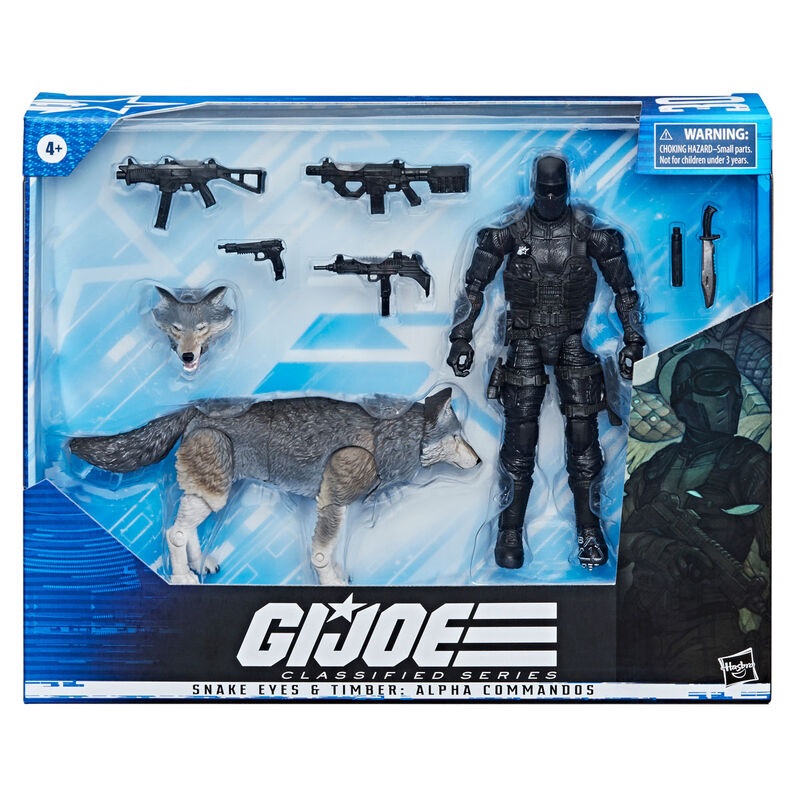GI JOE CLASSIFIED SERIES SNAKE EYES & TIMBER ALPHA COMMANDOS