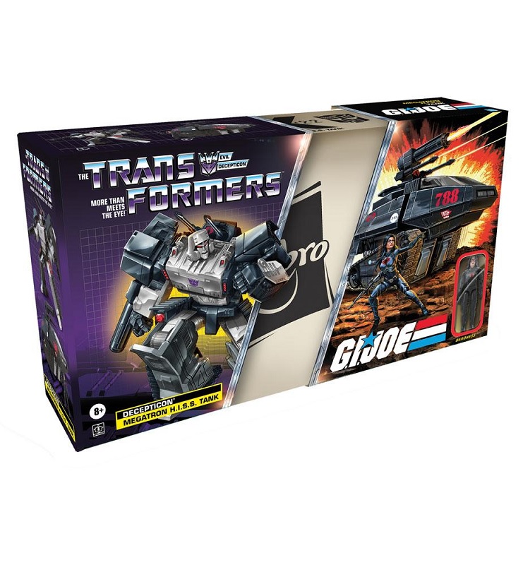 GI JOE TRANSFORMERS COLLAB MEGATRON HISS TANK & BARONESS