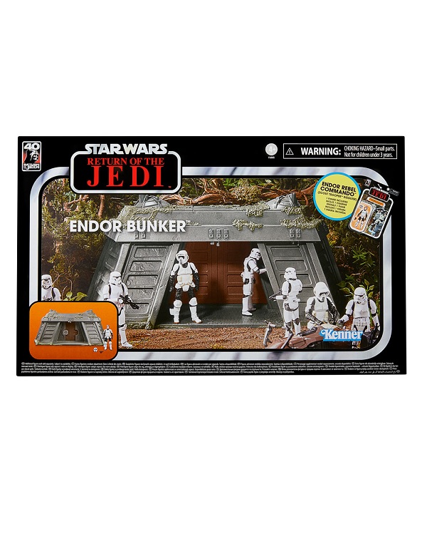 STAR WARS VINTAGE COLLECTION ENDOR BUNKER & ENDOR REBEL COMMANDO IN SCOUT TROOPER DISGUISE