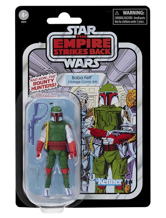 STAR WARS VINTAGE SERIES BOBA FETT VINTAGE COMIC ART