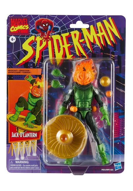 MARVEL LEGENDS VINTAGE SPIDER-MAN JACK O'LANTERN