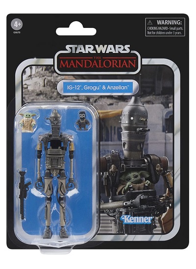 STAR WARS VINTAGE COLLECTION IG-12, GROGU & ANZELLAN