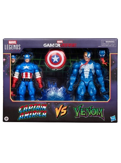 MARVEL LEGENDS GAMERVERSE CAPTAIN AMERICA VS. VENOM