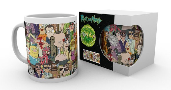 RICK Y MORTY TAZA PERSONAJES