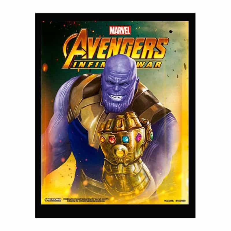 AVENGERS INFINTY WAR POSTER 3D THANOS