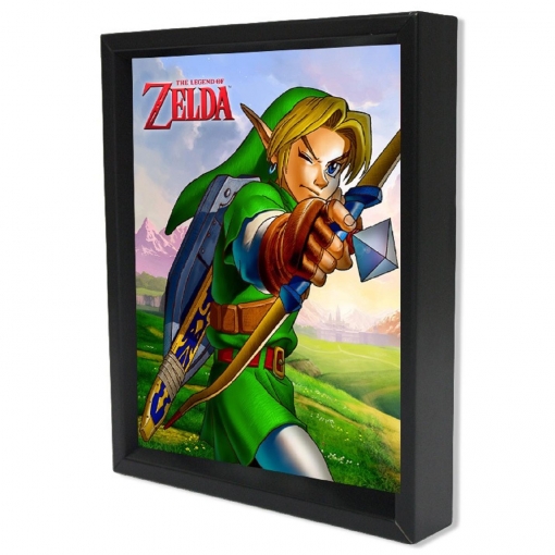 ZELDA POSTER 3D OCARINA ARROW