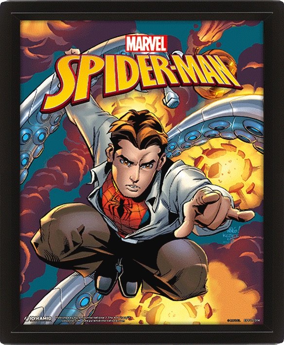 MARVEL POSTER 3D SPIDERMAN