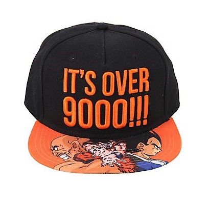 DRAGON BALL GORRA DRAGON BALL Z ITS OVER 9000!!!