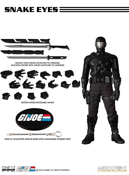 GI JOE THE ONE:12 COLLECTIVE SNAKE EYES & TIMBER DLX