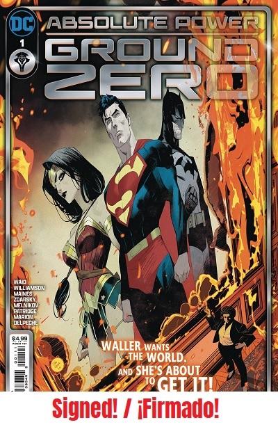 ABSOLUTE POWER GROUND ZERO #1 (INGLES) MARK WAID SIGNED DF