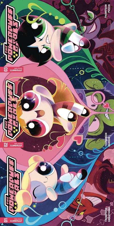 THE POWERPUFF GIRLS (INGLÉS) 1-2-3 DARBOE CONNECTING COVERS