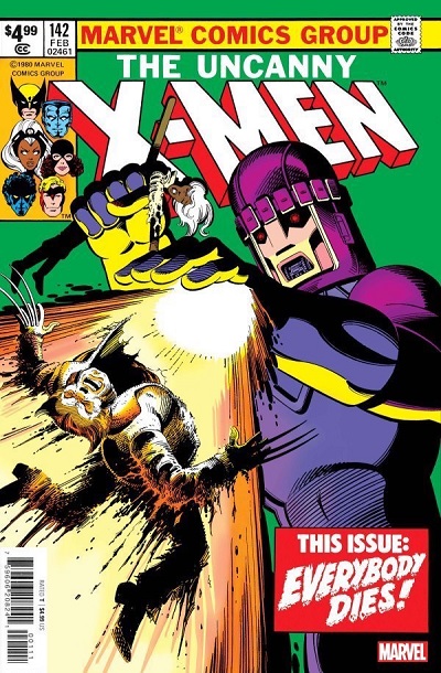 THE UNCANNY X-MEN (INGLÉS) 142 FACSIMILE EDITION