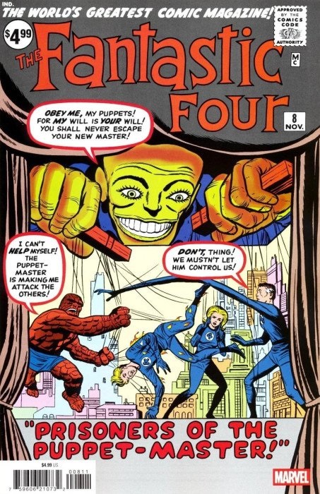 FANTASTIC FOUR (INGLÉS) 08 FACSIMILE EDITION