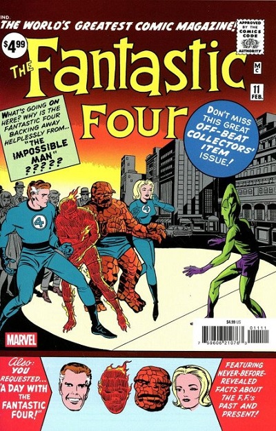 FANTASTIC FOUR (INGLÉS) 11 FACSIMILE EDITION