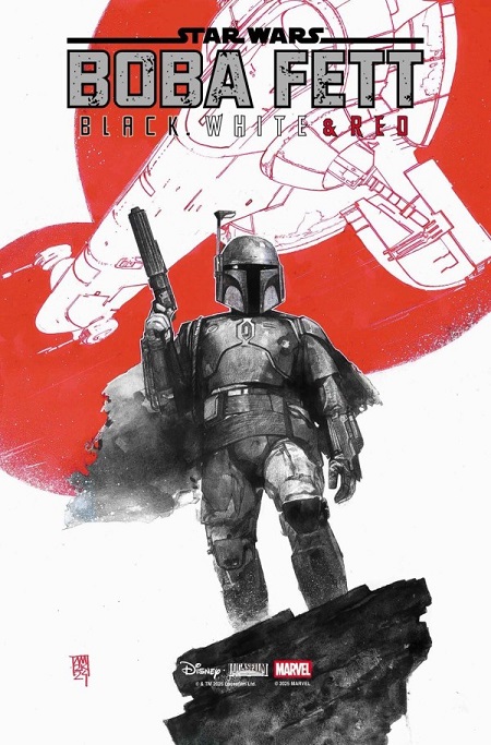 STAR WARS: BOBA FETT BLACK, WHITE & RED (INGLÉS) 01