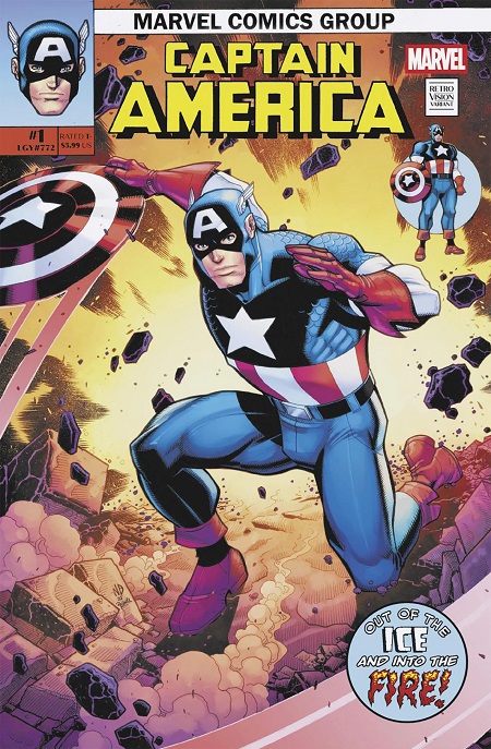 CAPTAIN AMERICA (INGLÉS) 01 RETRO VISION VAR.