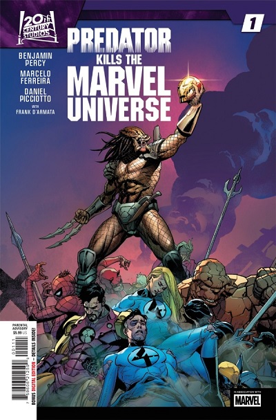 PREDATOR KILLS THE MARVEL UNIVERSE (INGLÉS) 01