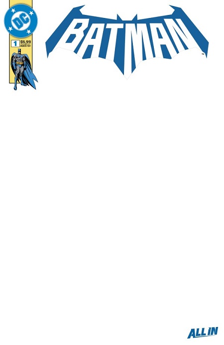 BATMAN (INGLÉS) BLANK VARIANT