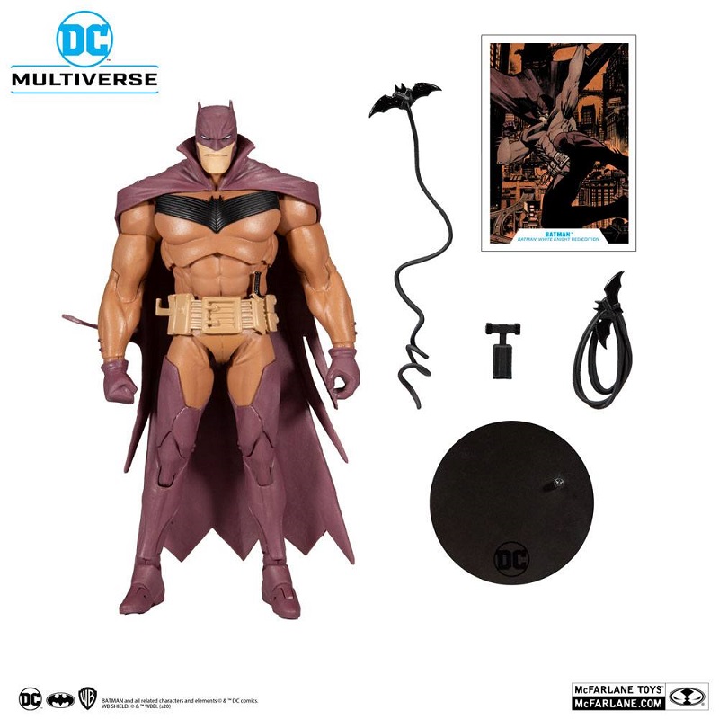 DC MULTIVERSE BATMAN WHITE KNIGHT RED VARIANT