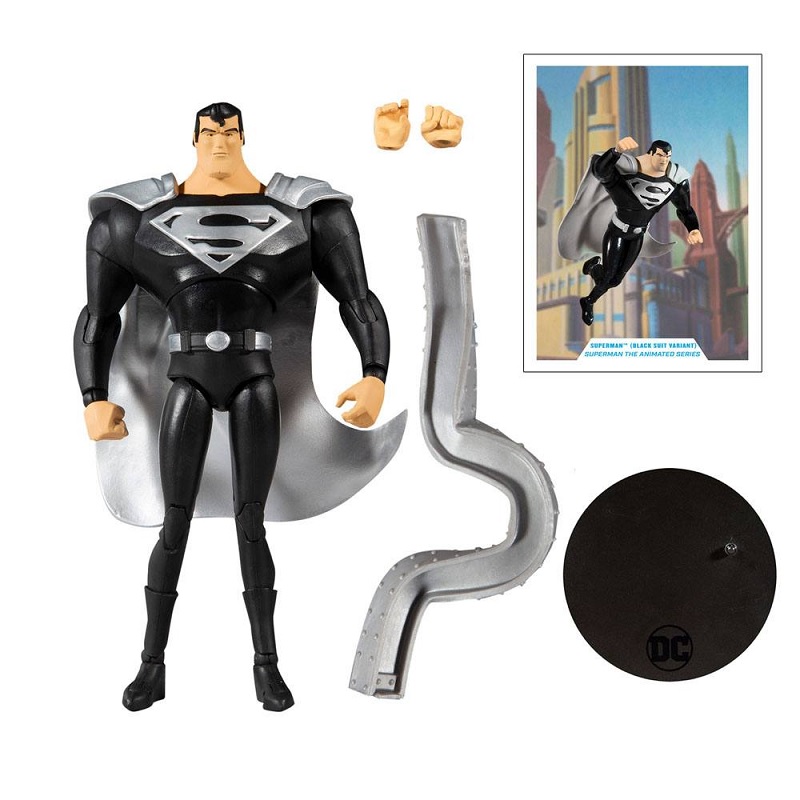 DC MULTIVERSE SUPERMAN BLACK SUIT VARIANT