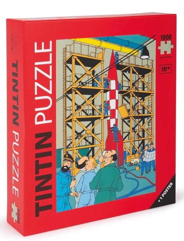 TINTIN PUZZLE 1000 PIEZAS · EL COHETE LUNAR XFLR6 + POSTER