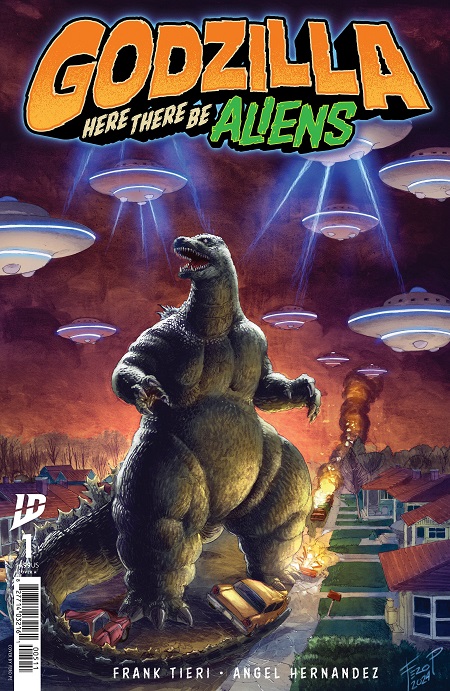 GODZILLA HERE THERE BE ALIENS (INGLÉS) 01